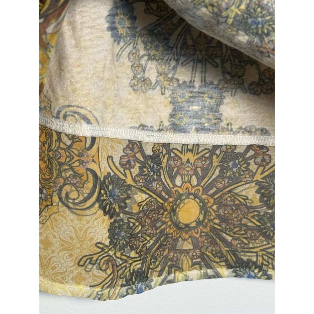 World Unity Tunic Size Xl With Yellow Crocheted B… - image 5